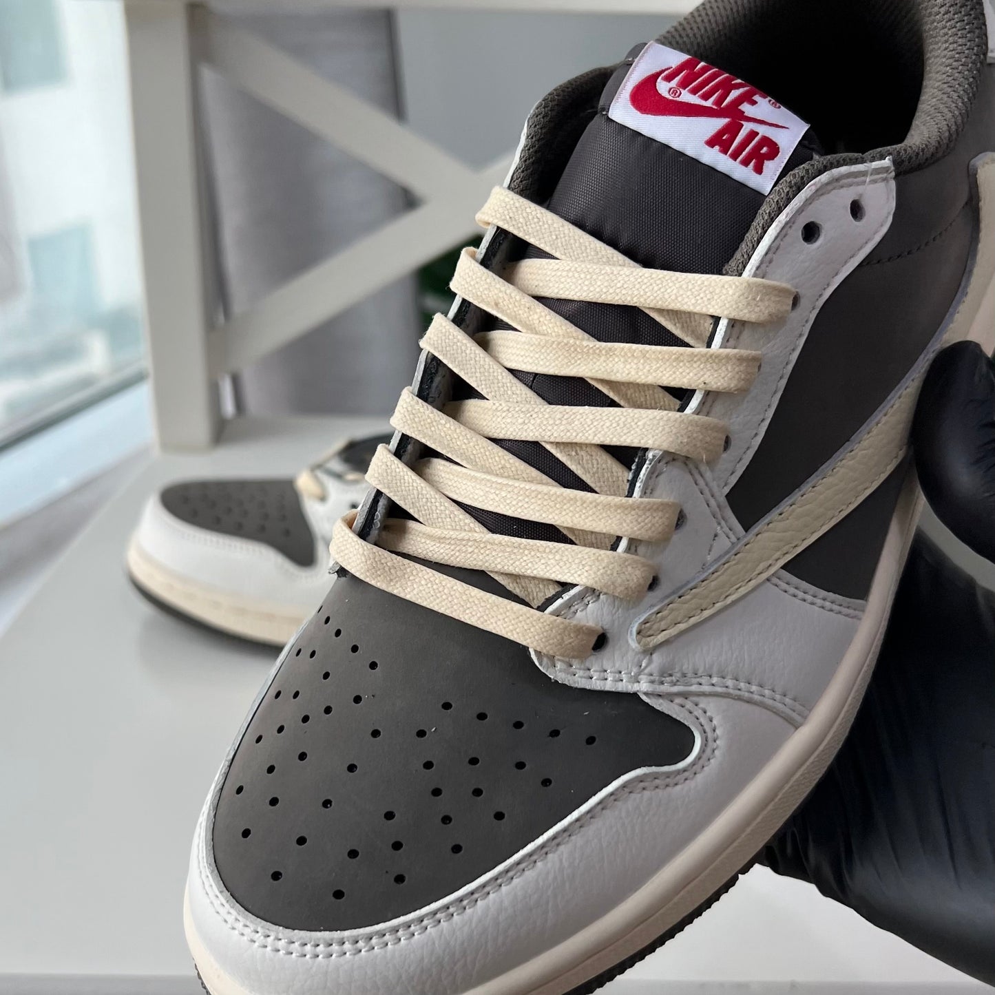 Travis Scott x Jordan 1 Low “Reverse Mocha” (Master Quality)