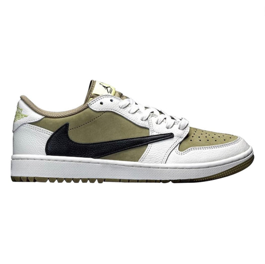 Travis Scott x Jordan 1 Low Golf “Neutral Olive” (Master Quality)