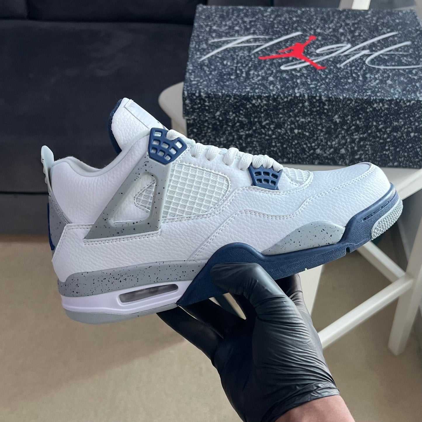 Air Jordan 4 Retro ‘Midnight Navy’ (MASTER QUALITY)