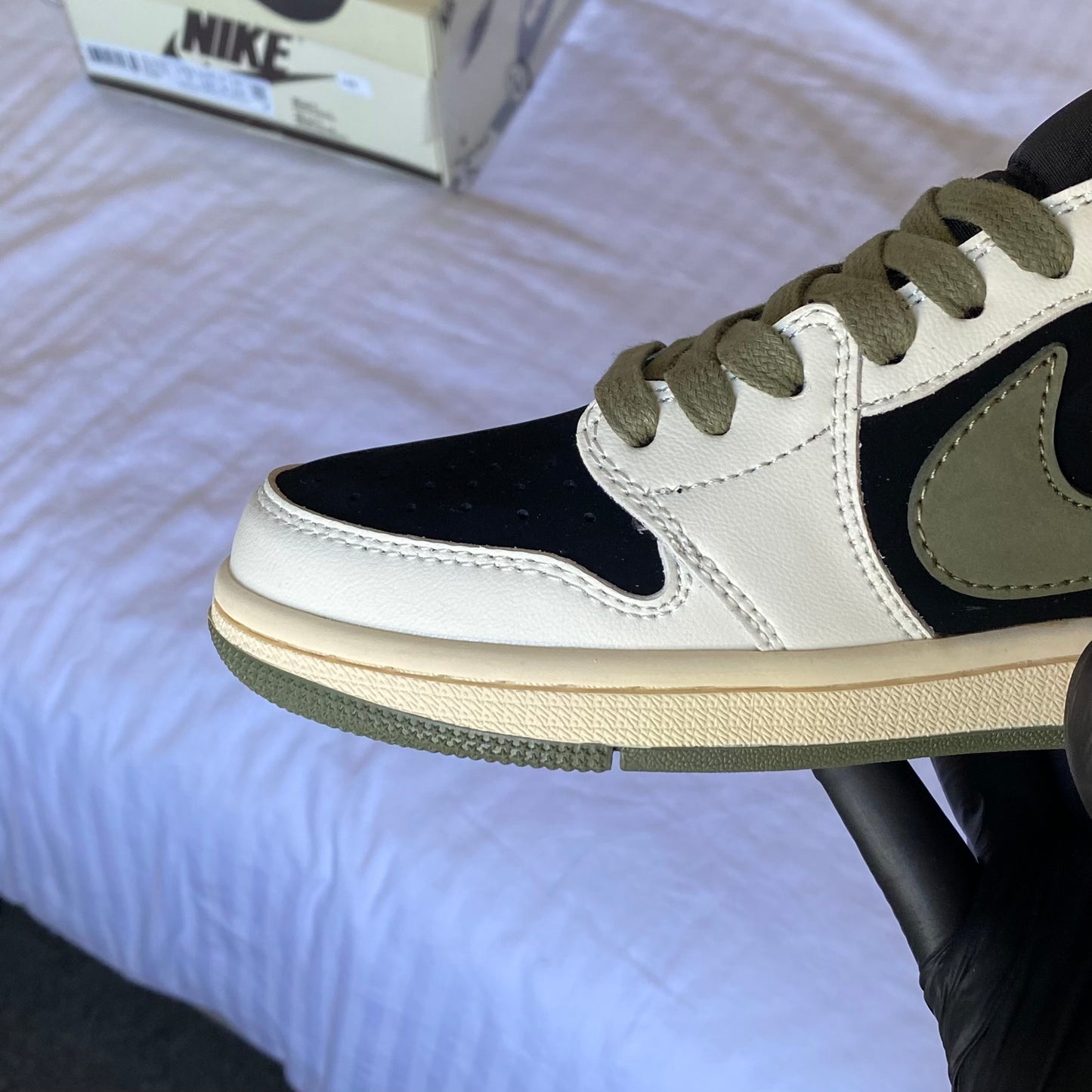 Travis Scott x Jordan 1 Low “Olive” (Master Quality)