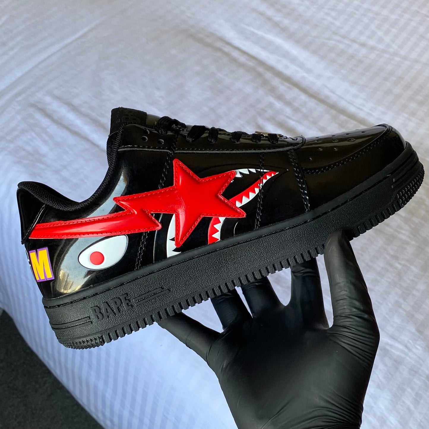 Bapesta Shark Black (Master Quality)