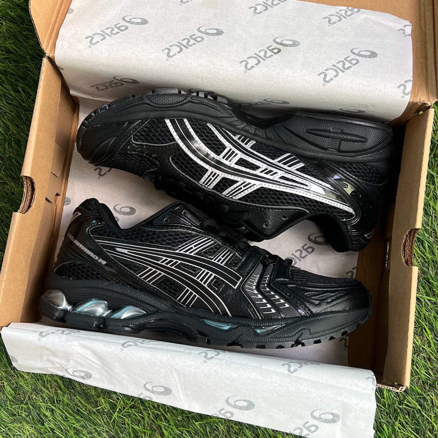 ASICS Gel-Kayano 14 “Black Pure Silver” (Master Quality)