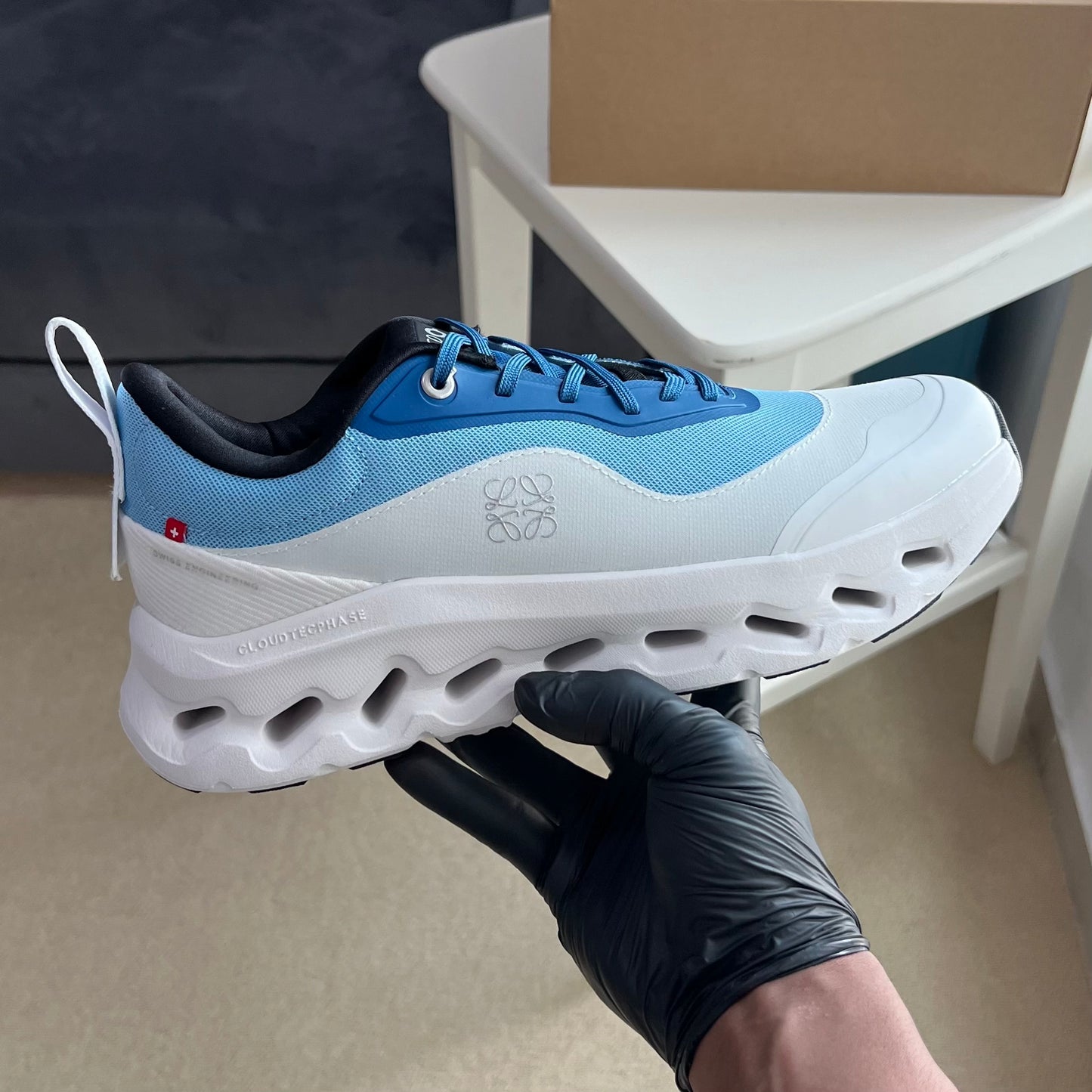 On Running Cloudtilt x Loewe “White Blue” (MASTER QUALITY)