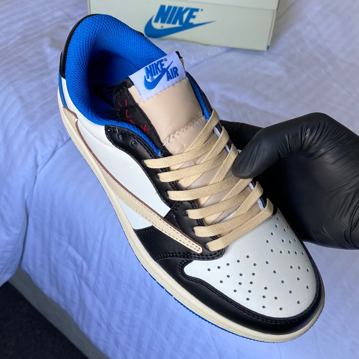 Travis Scott x Jordan 1 Low “Fragment” (Master Quality)