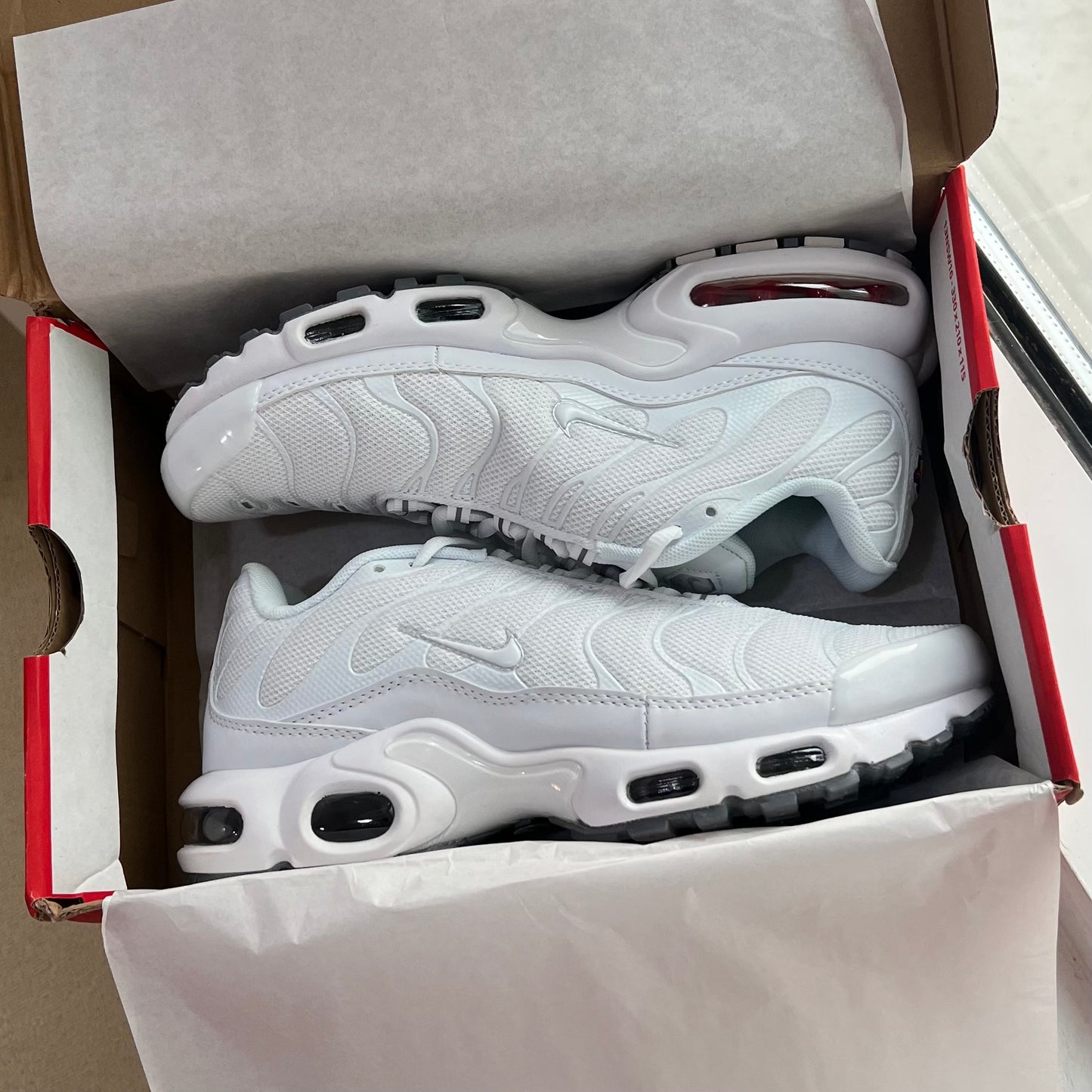 Nike Air Max Plus “Triple White” (Master Quality)