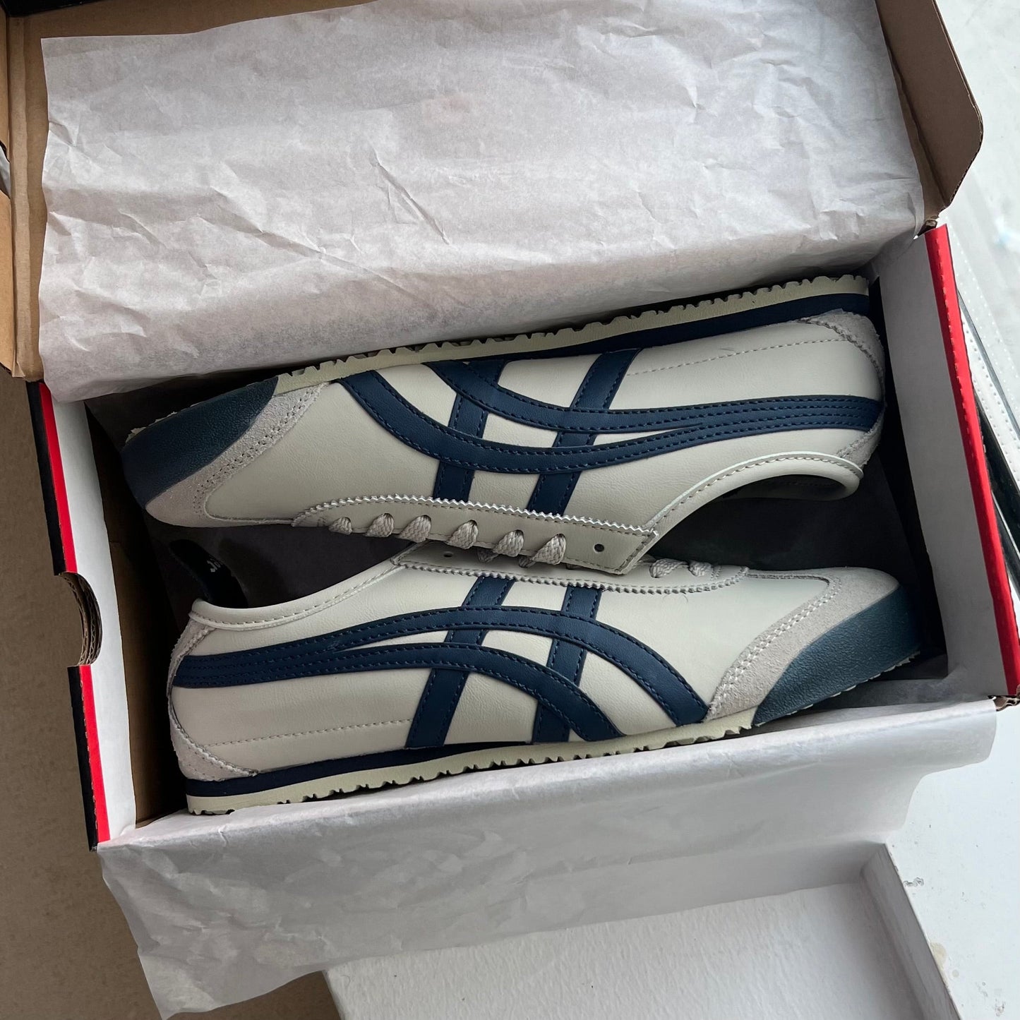Onitsuka Tiger Mexico 66 “Birch Peacoat” (Master Quality)