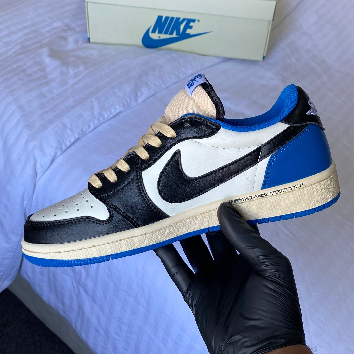 Travis Scott x Jordan 1 Low “Fragment” (Master Quality)