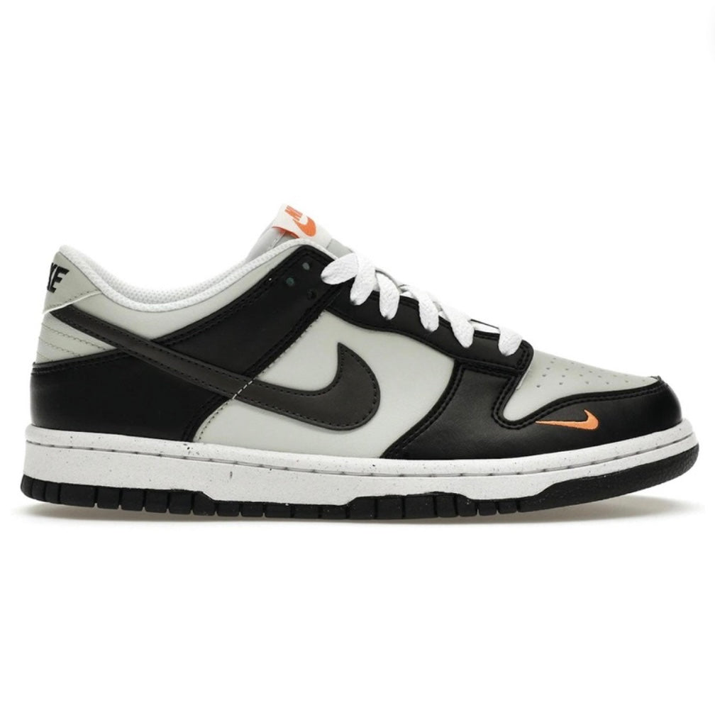Nike Dunk Low “Black Bright Mandarin Mini Swoosh” (Master Quality)