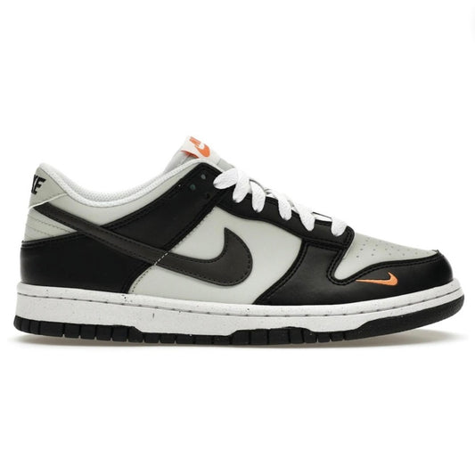 Nike Dunk Low “Black Bright Mandarin Mini Swoosh” (Master Quality)