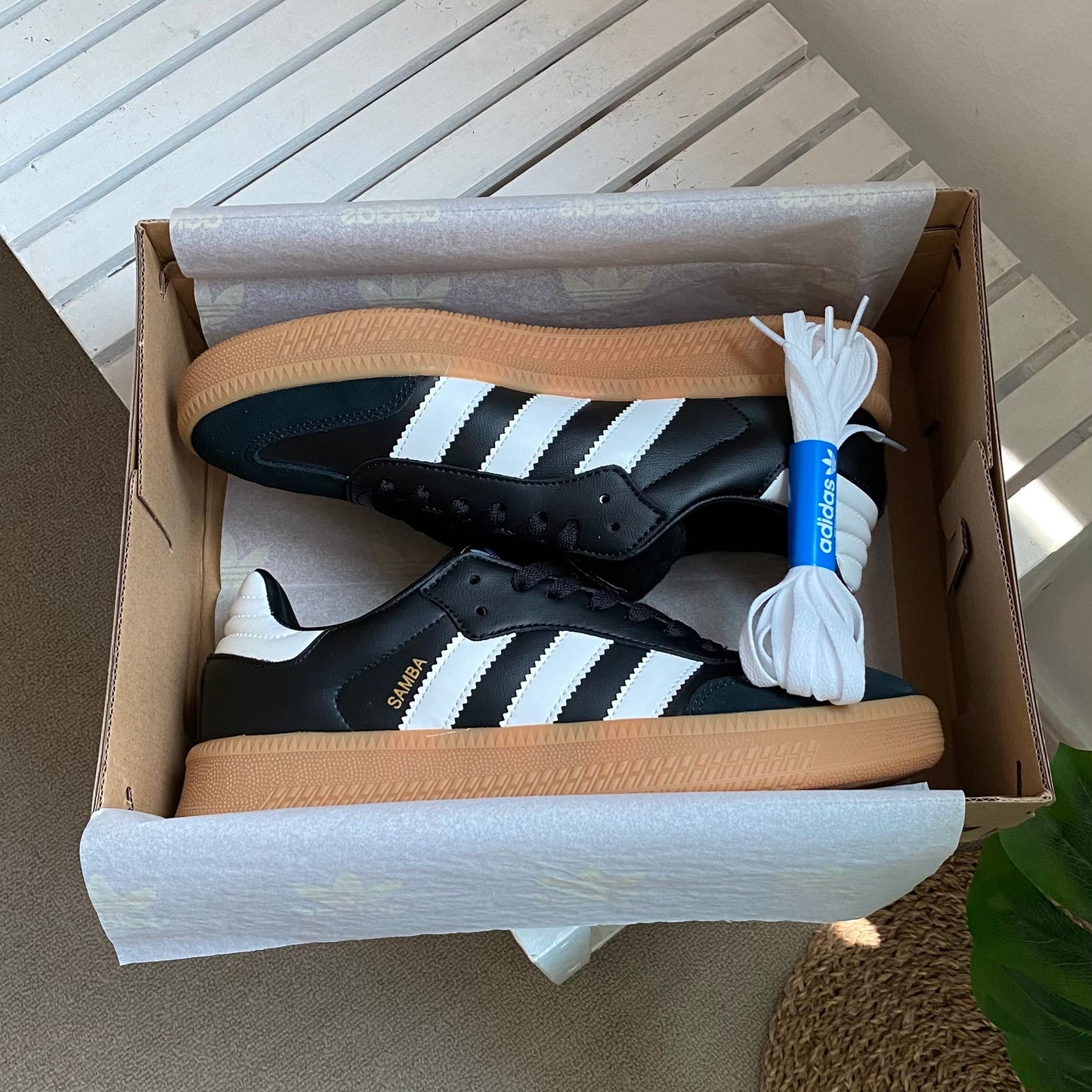 Adidas Samba XLG “Black/White Gum” (Master Quality)