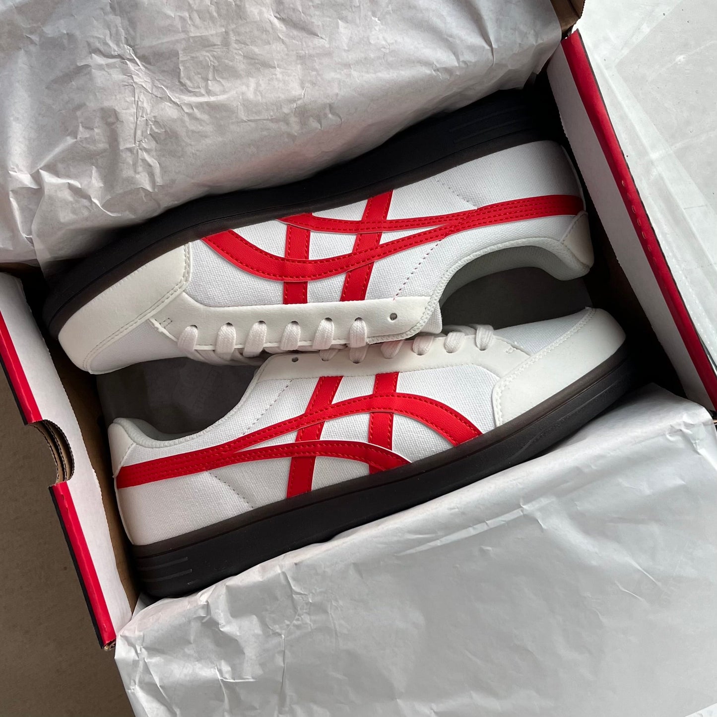 Onitsuka Tiger Advanti “Cream White Red” (Master Quality)