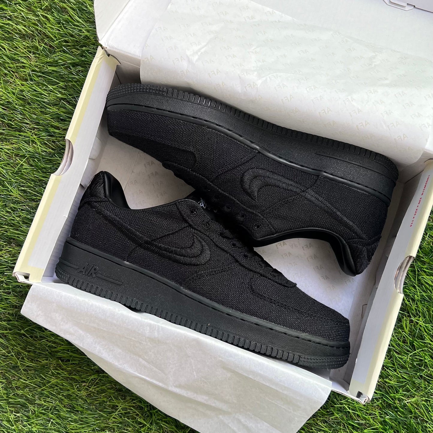 Nike x Stussy Air Force 1 Low “Black” (Master Quality)