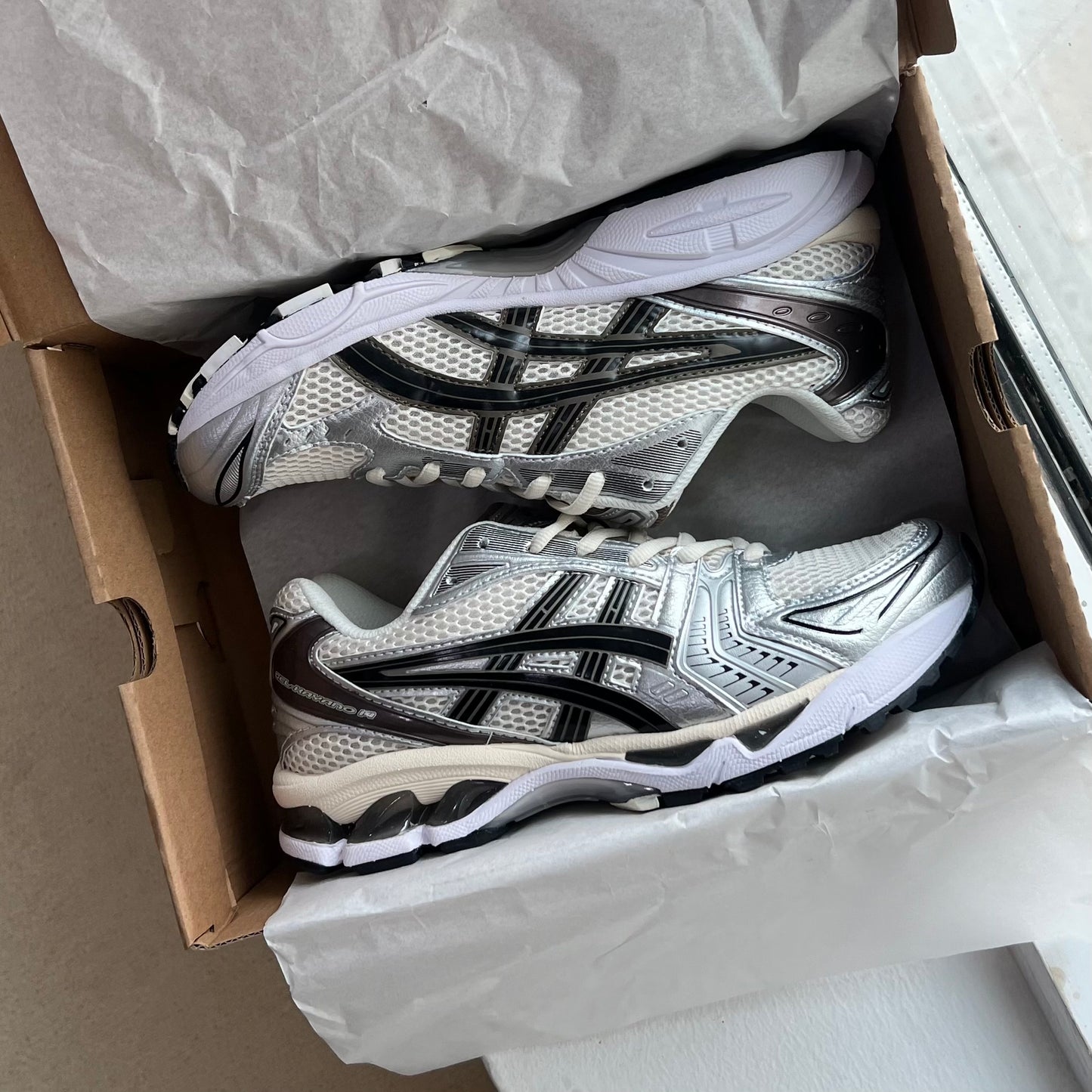 ASICS Gel-Kayano 14 “Cream Black Metallic Plum” (MASTER QUALITY)