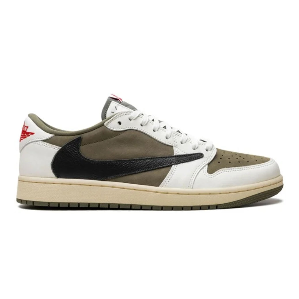 Travis Scott x Jordan 1 Low “Medium Olive” (Master Quality)