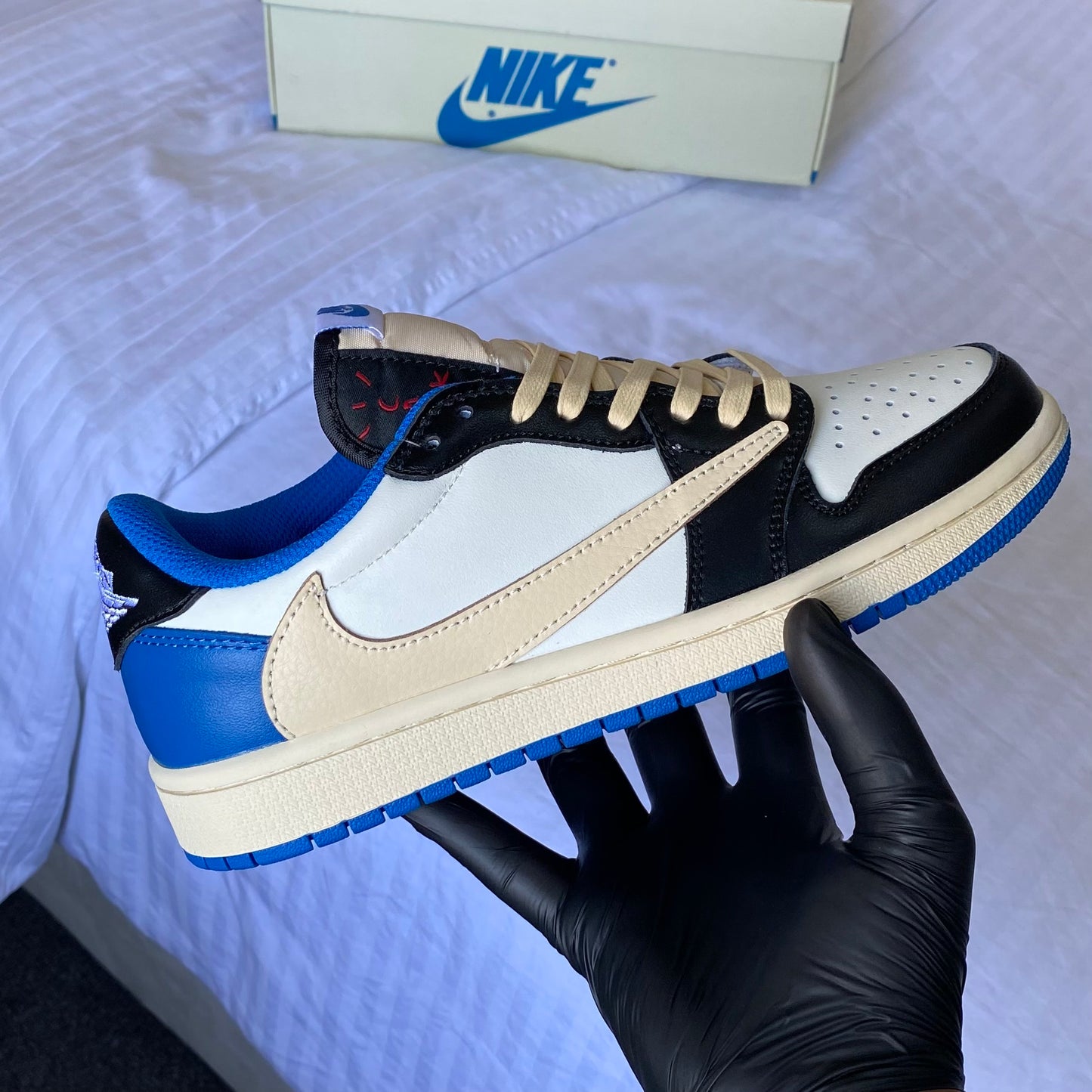 Travis Scott x Jordan 1 Low “Fragment” (Master Quality)