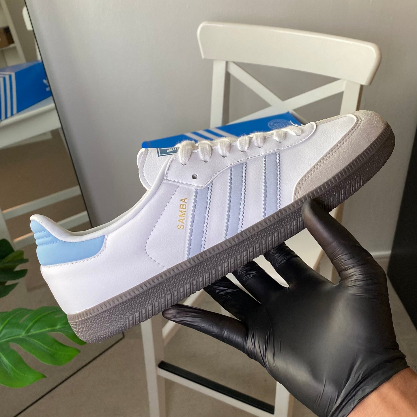 Adidas Samba OG “White Halo Blue” (Master Quality)