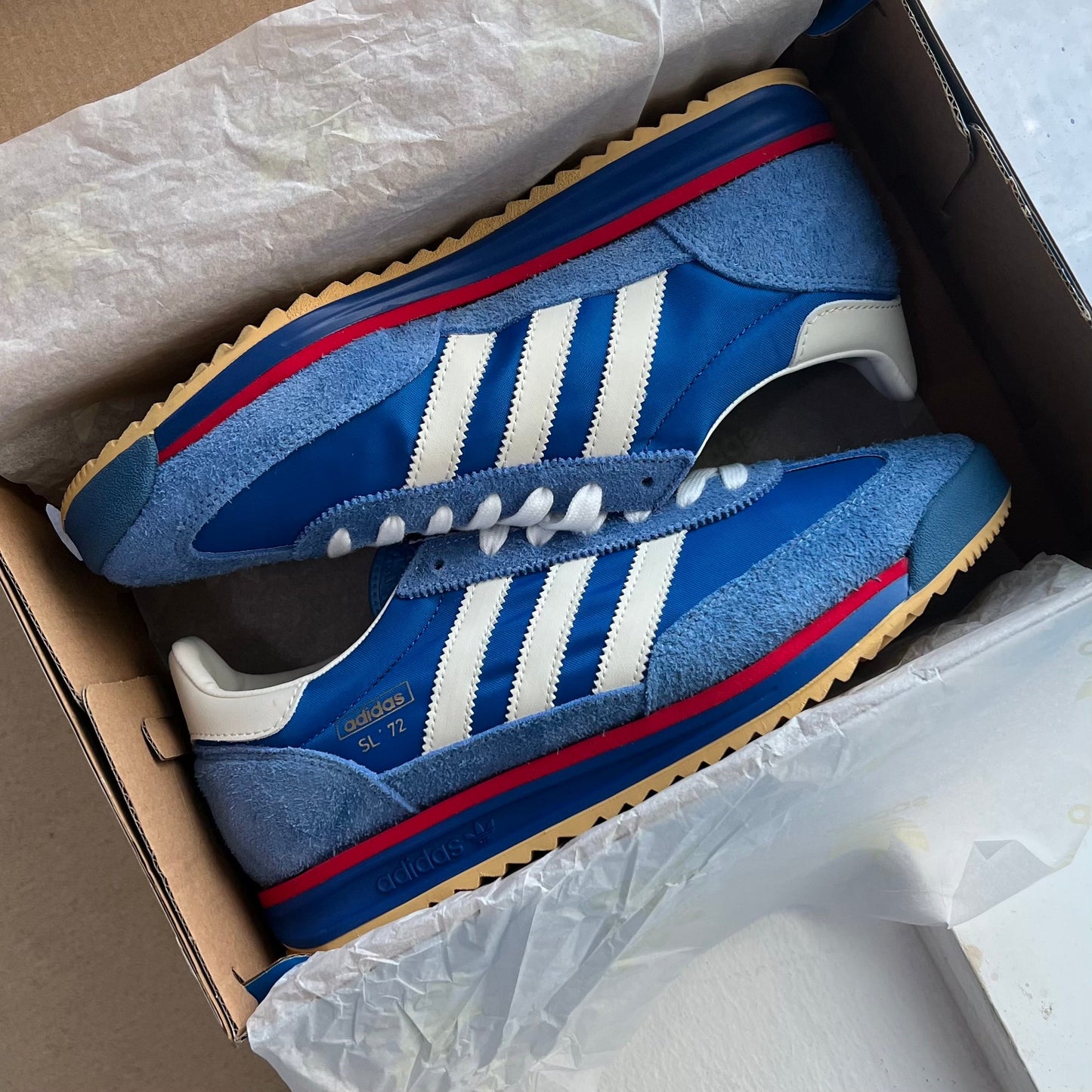 Adidas SL 72 RS XLD "Blue Scarlet" (Master Quality)