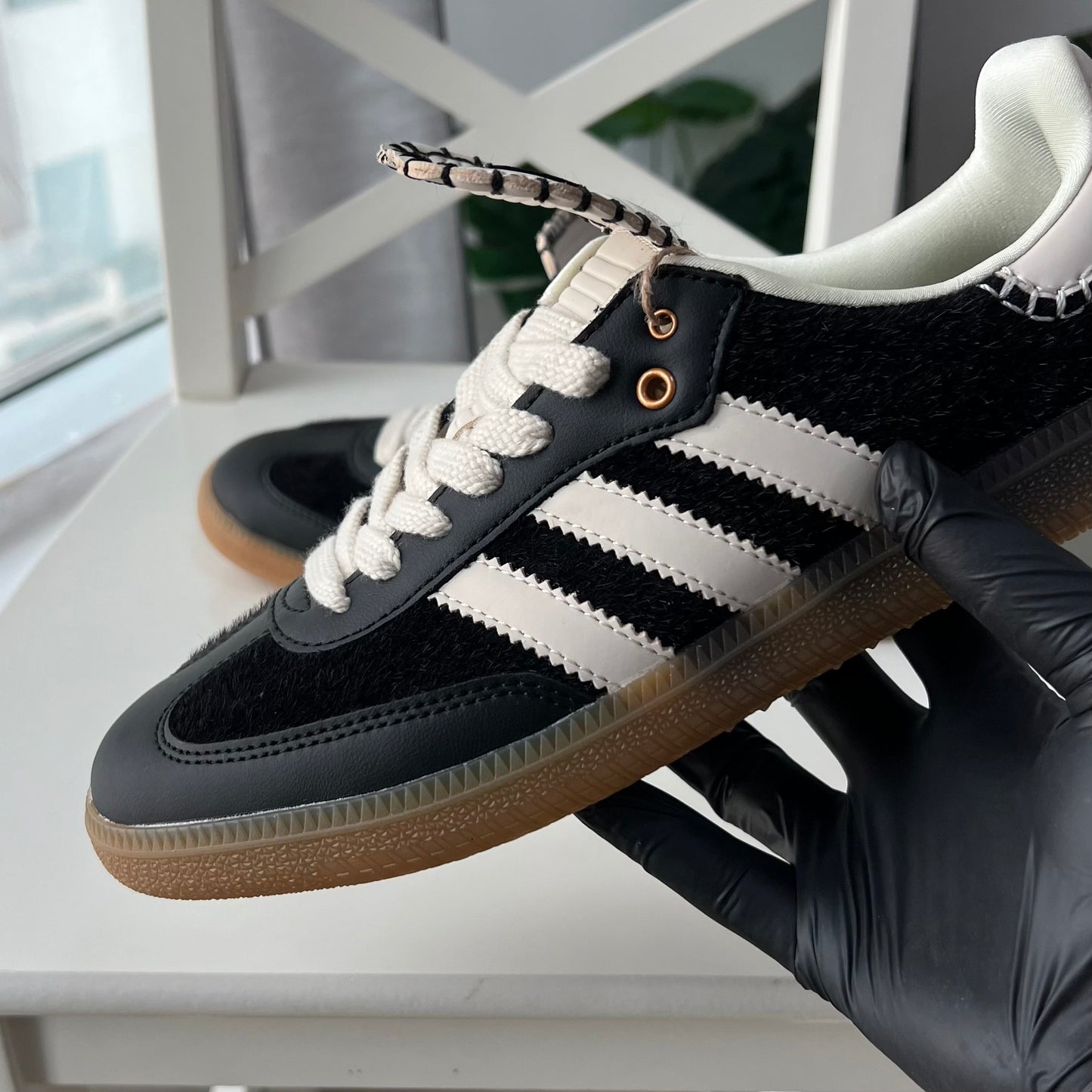 Adidas Samba Pony Tonal “Core Black” (Master Quality)