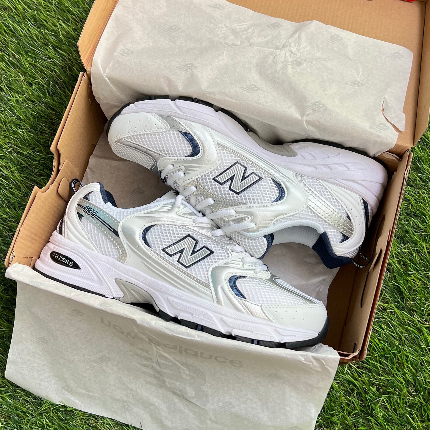 New Balance 530 “White Silver Navy” (Master Quality)