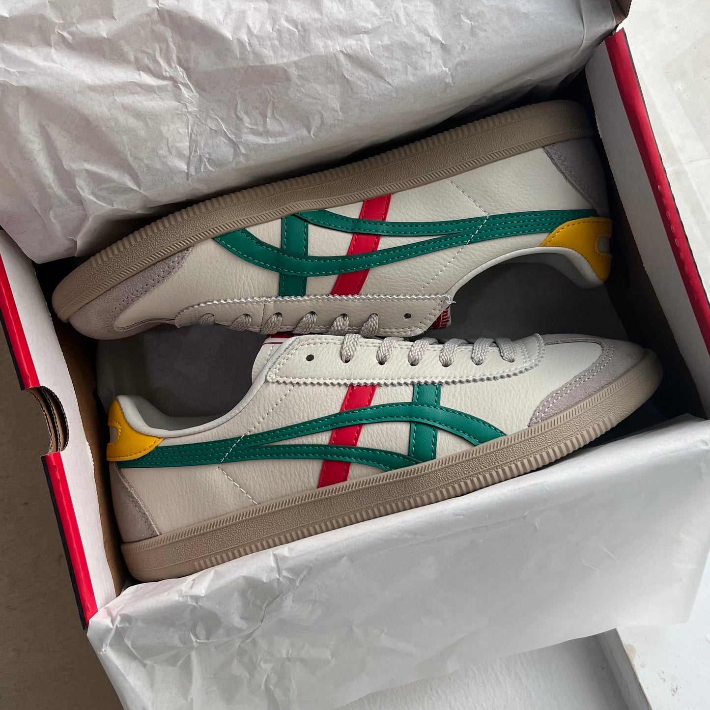 Onitsuka Tiger Tokuten “White Beige Red Green” (Master Quality)