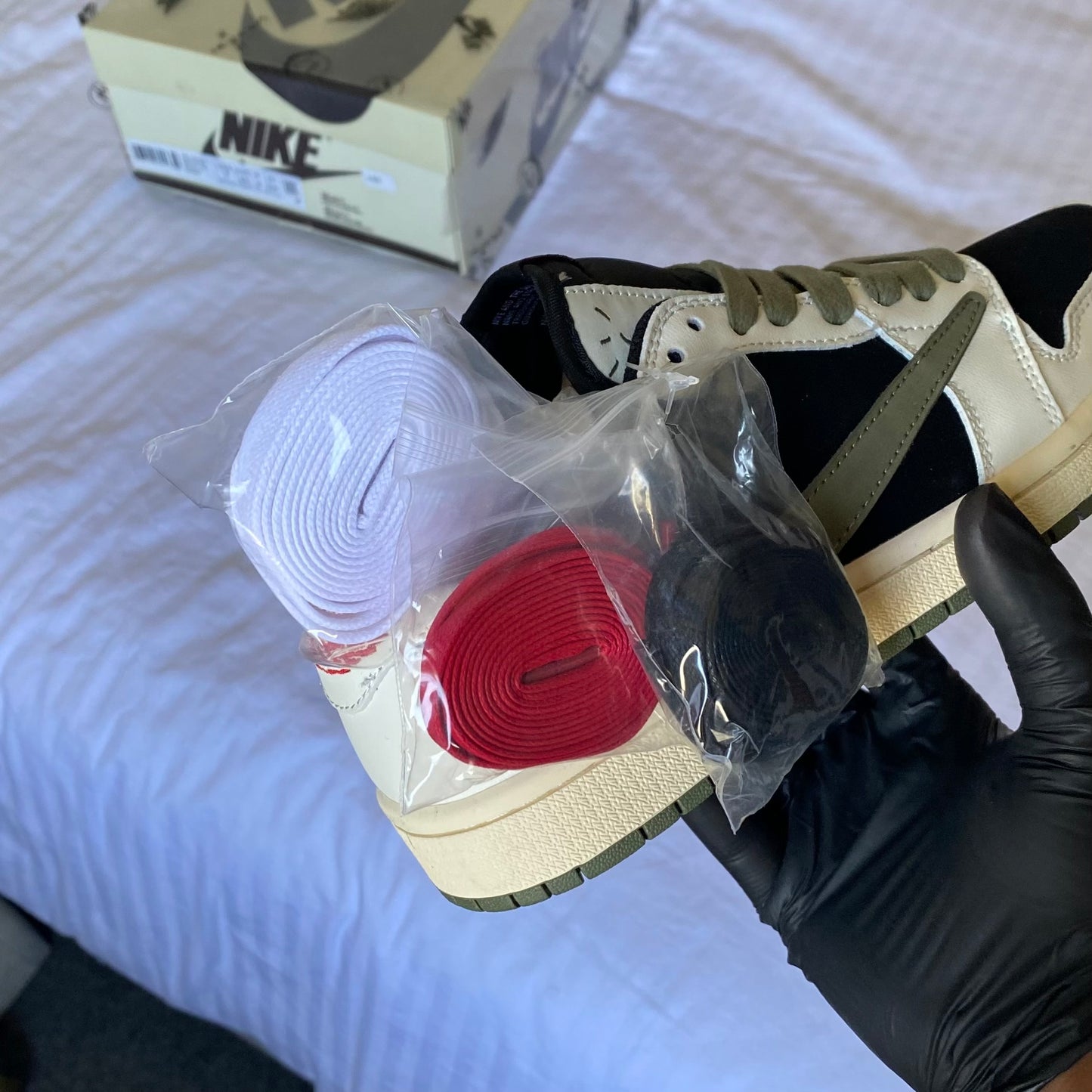 Travis Scott x Jordan 1 Low “Olive” (Master Quality)
