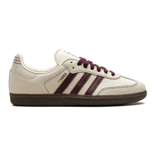 Adidas Samba OG "Wonder White/Maroon" (Master Quality)