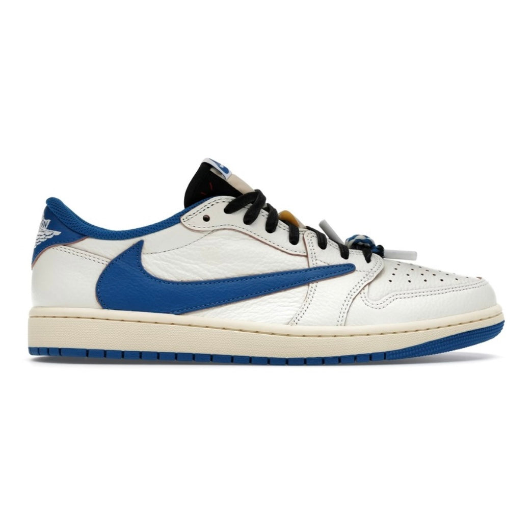 Air Jordan 1 Low x Travis Scott x Fragment “Sail Military Blue”
 (Master Quality)