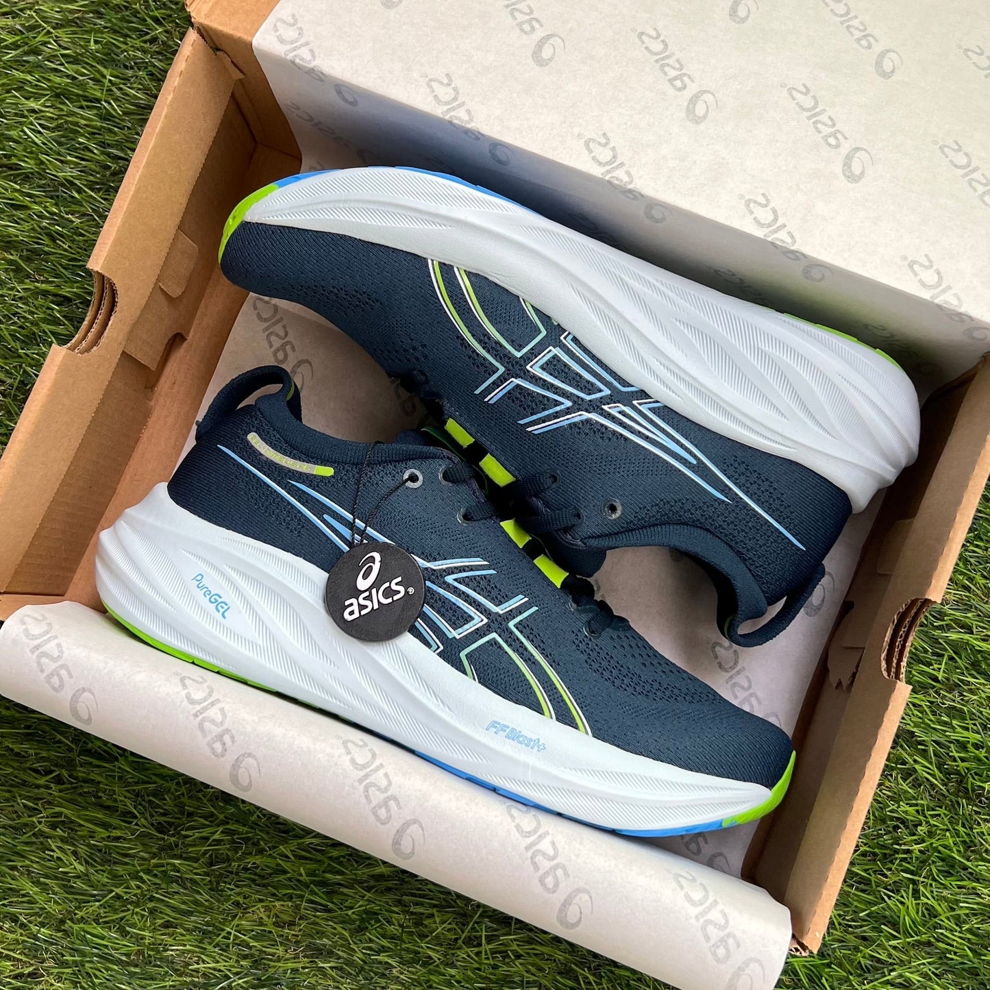 ASICS Gel-Nimbus 26 “French Ble Electric Lime” (Master Quality)
