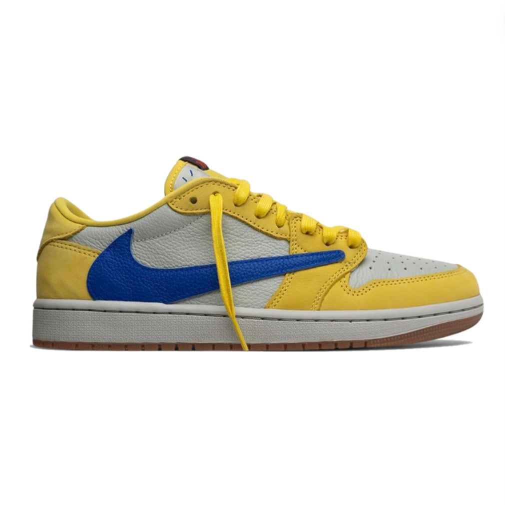 Travis Scott x Air Jordan 1 Low OG “Canary” (Master Quality)