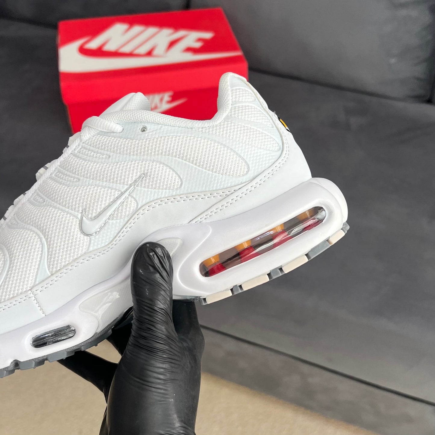 Nike Air Max Plus “Triple White” (Master Quality)