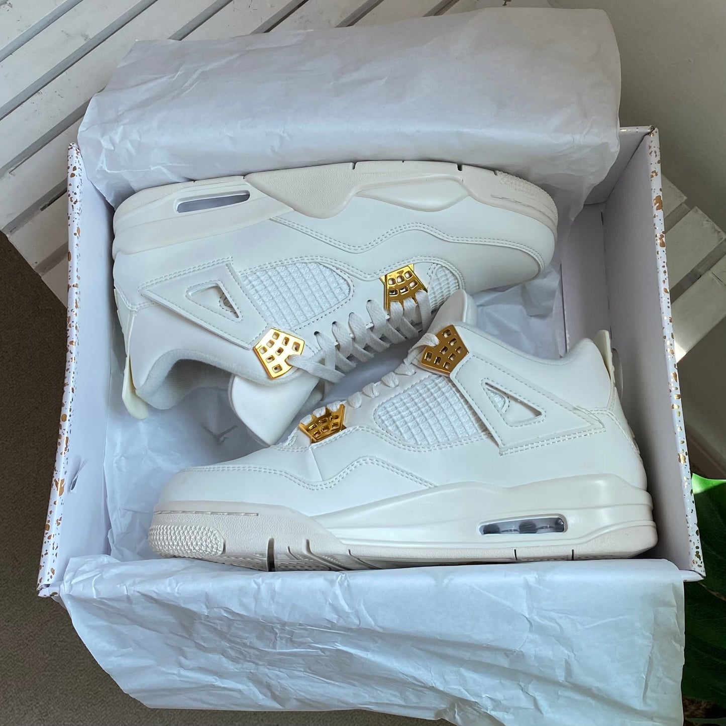 Air Jordan 4 “Metallic Gold” (Master Quality)