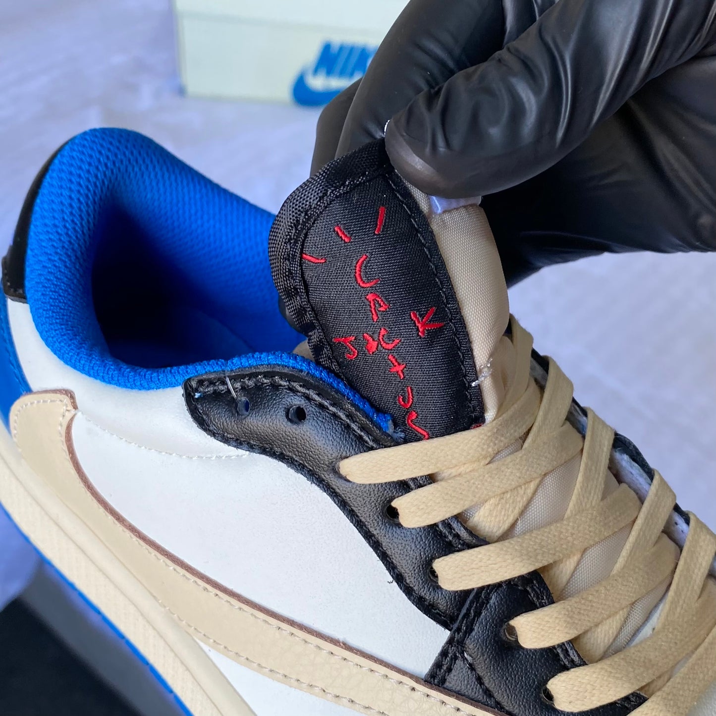 Travis Scott x Jordan 1 Low “Fragment” (Master Quality)