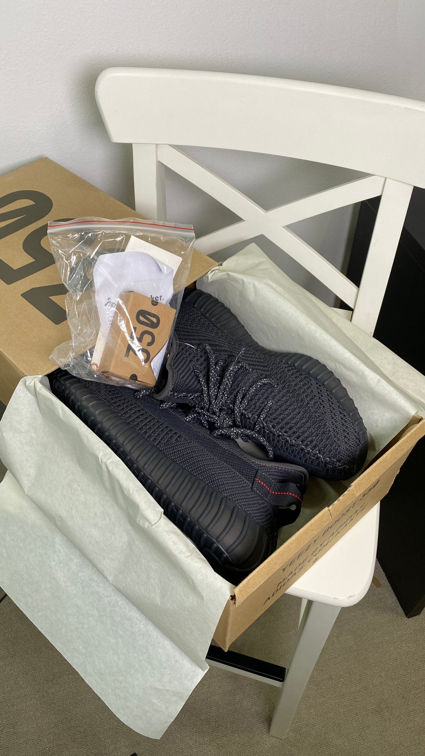 Adidas Yeezy 350 “Black” (Master Quality)